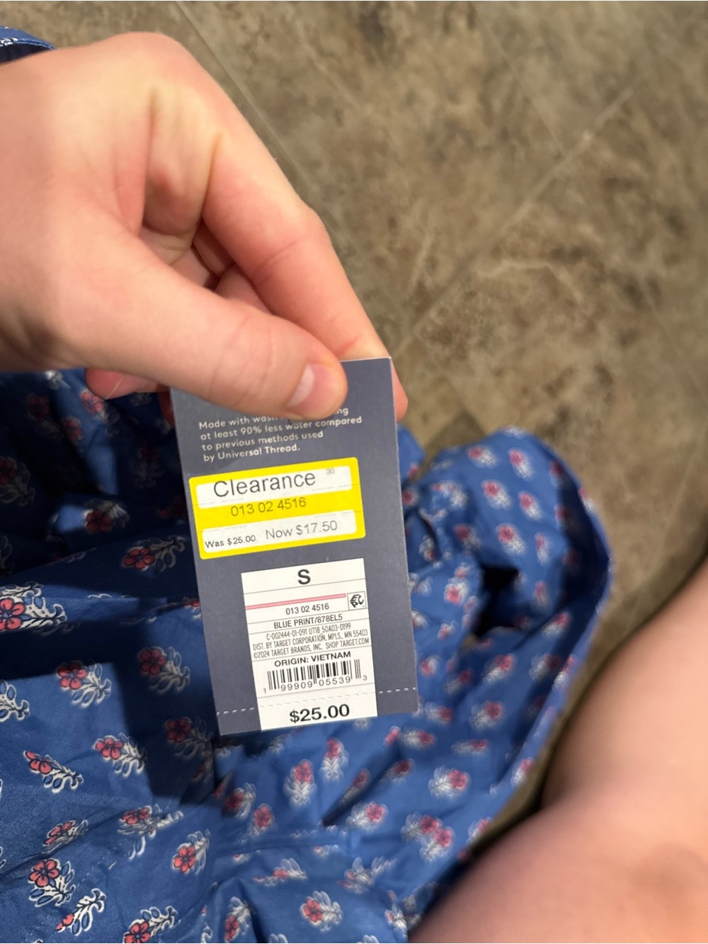 🫑Blue Floral Print Women’s Peasant Blouse - Picture 7 of 7